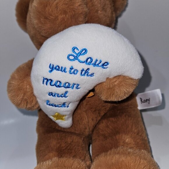 Aurora Rory Brown Teddy Bear Plush Love You To Moon & Back 2022 SOFT - Picture 3 of 10